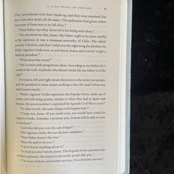 A Long Petal of the Sea by Isabel Allende | 2020 | Historical Romance - Picture 6 of 15